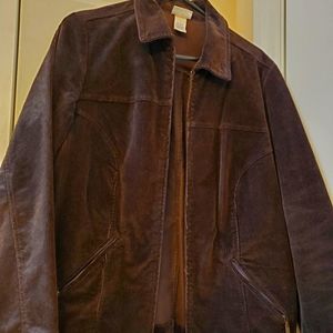 Fashion Bug Stretch size 14 / 16 dark brown jacket